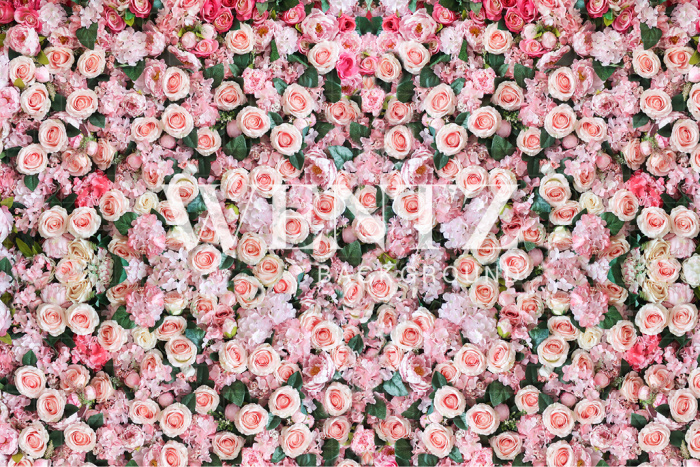 Fabric Photography Background Floral / Backdrop 1521