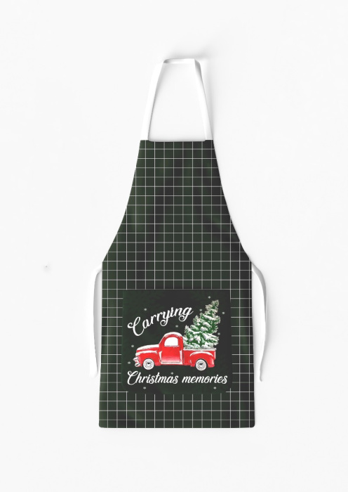 Christmas Memories Apron with Pocket / AW54