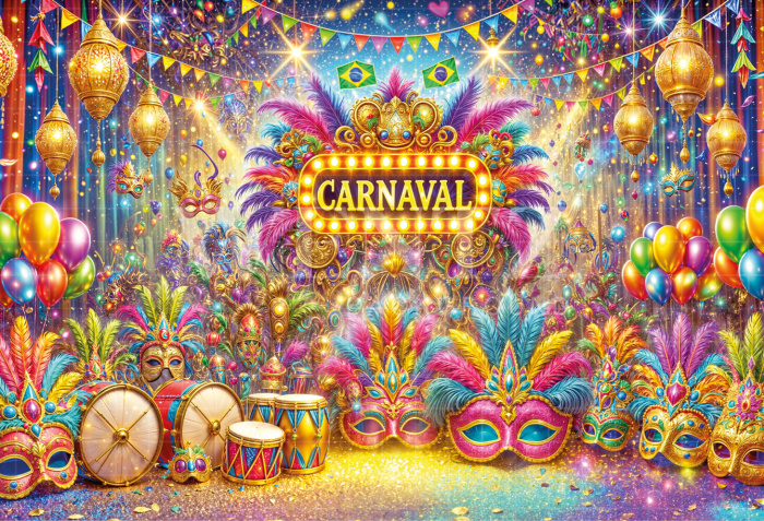 Fabric Photography Background Carnival / Backdrop 6590