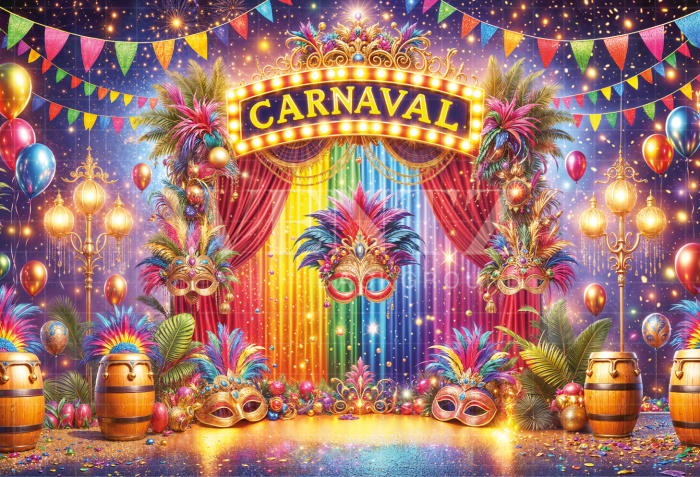 Fabric Photography Background Carnival / Backdrop 6595