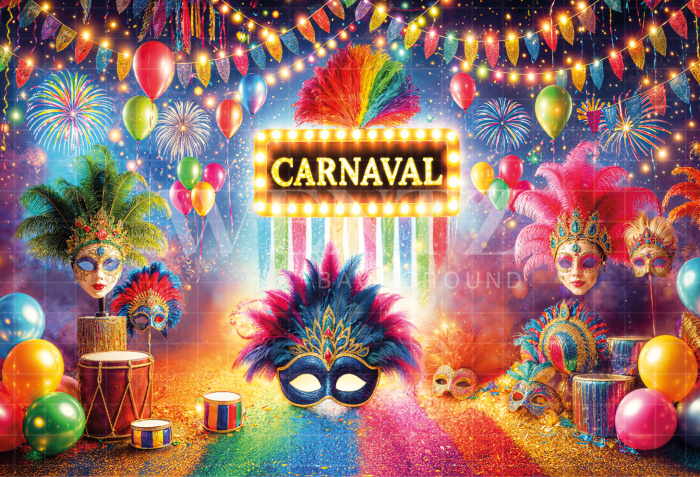 Fabric Photography Background Carnival / Backdrop 6600