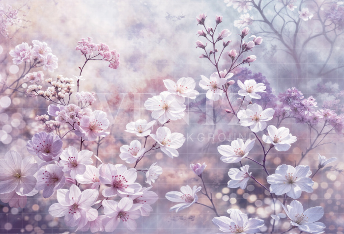 Fabric Photography Background Fine Art Floral / Backdrop 6190