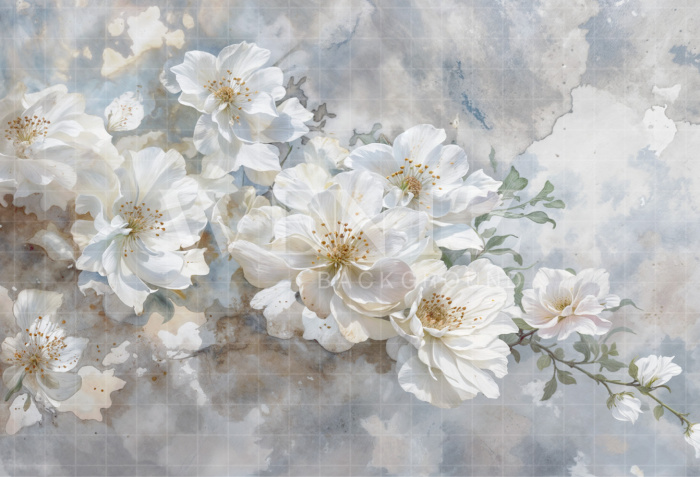 Fabric Photography Background Fine Art Floral / Backdrop 6193