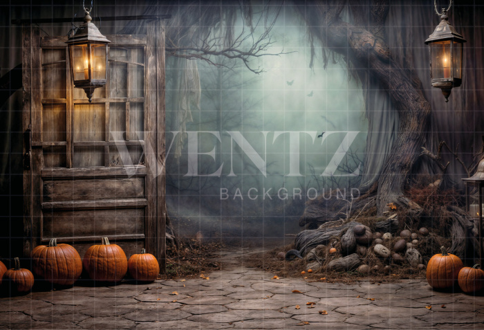 Fabric Photography Background Halloween / Backdrop 6351