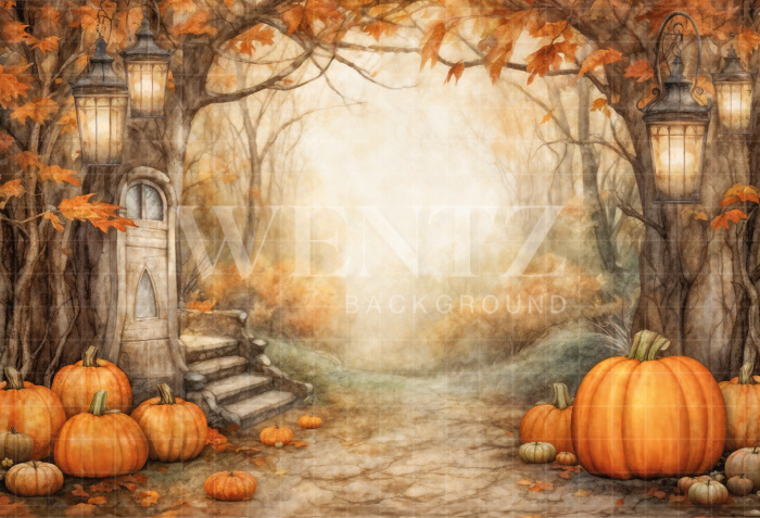 Fabric Photography Background Halloween / Backdrop 6346