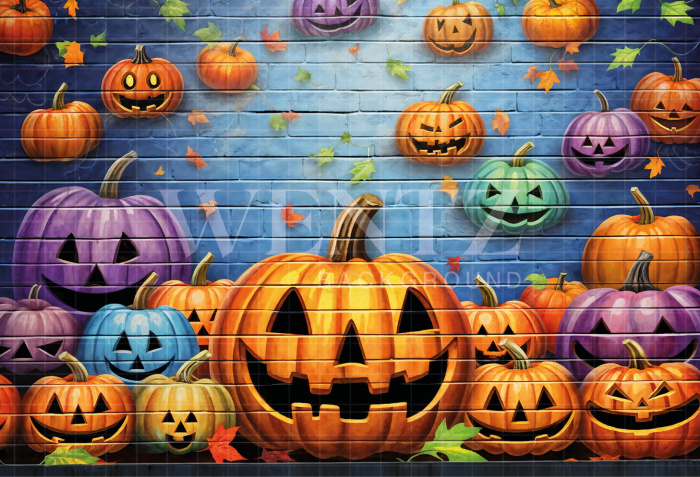 Fabric Photography Background Halloween / Backdrop 6352