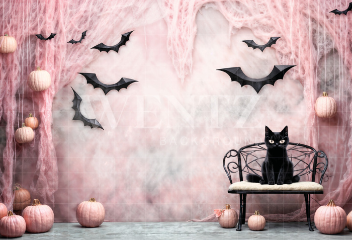 Fabric Photography Background Halloween / Backdrop 6365