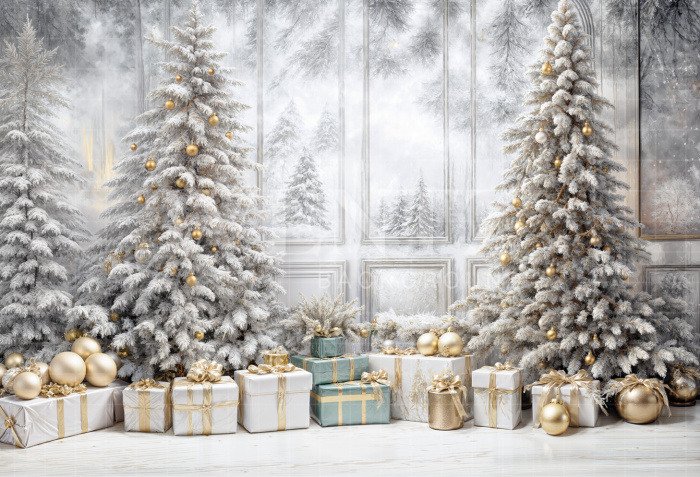 Fabric Photography Background Christmas / Backdrop 6299