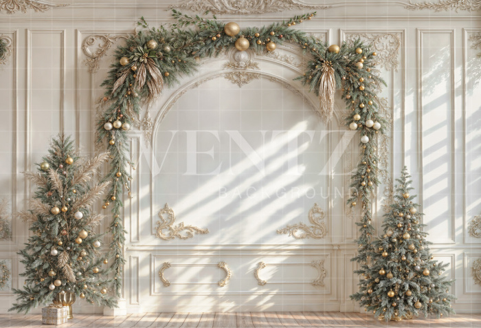 Fabric Photography Background Christmas / Backdrop 6303