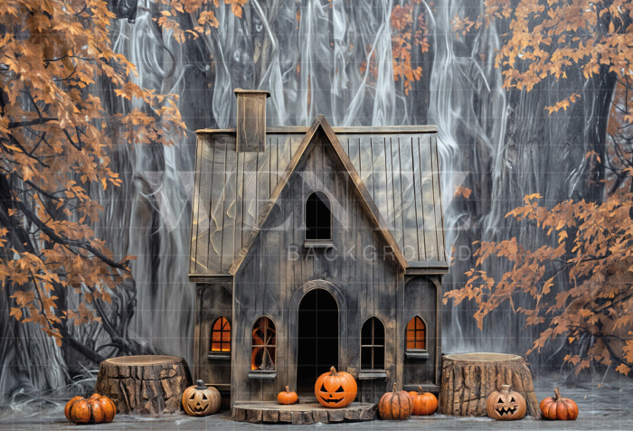 Fabric Photography Background for Pets Photoshoot Halloween / Backdrop 6202