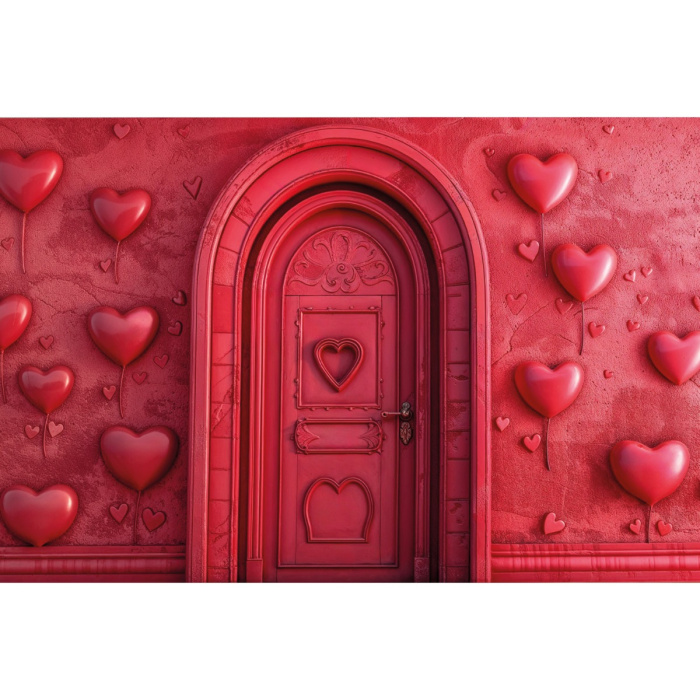 Fabric Photography Background Valentine's Day / Backdrop 6049