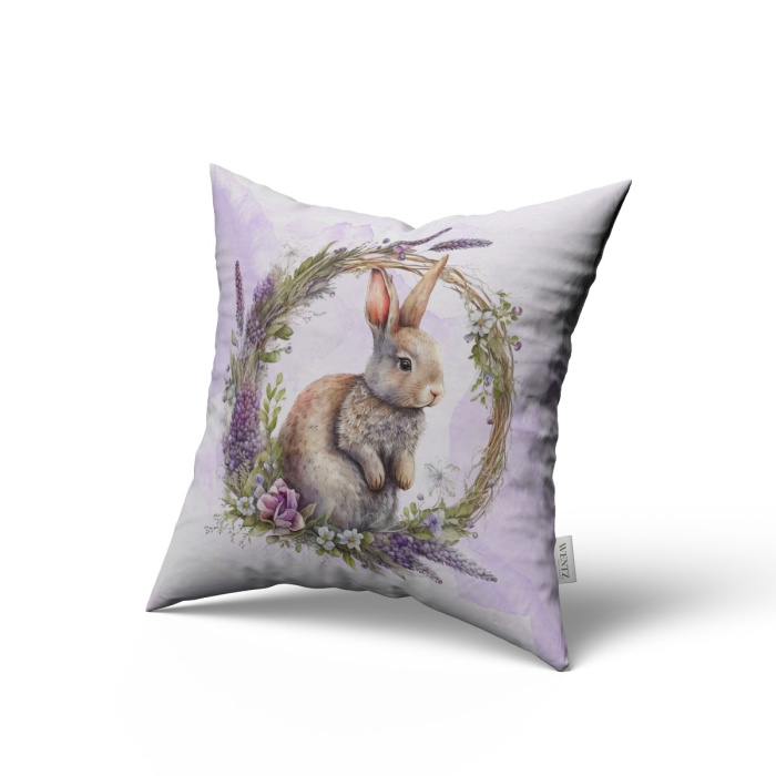 Pillow Case Easter with Rabbit - 45 x 45 / WA59