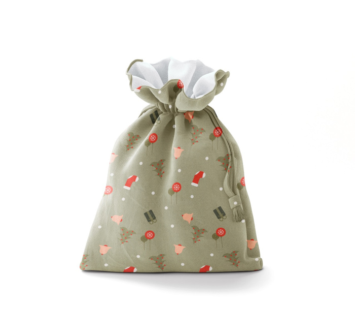 Decorative Christmas Bag With String / WS18