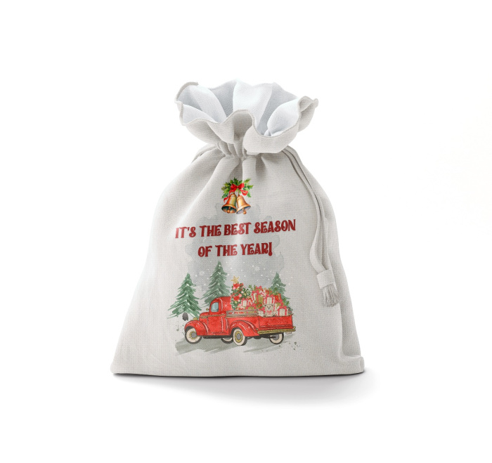 Gift Pickup Decorative Christmas Bag With String / WS21