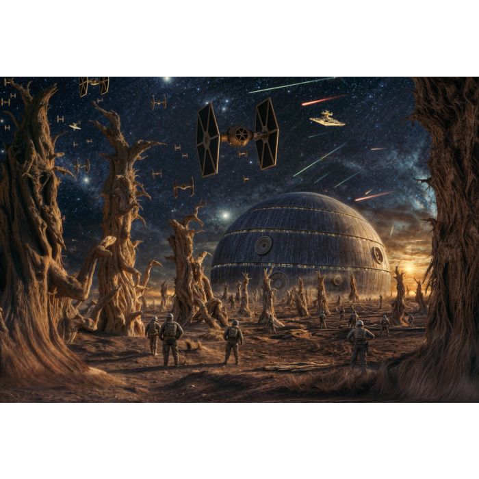 Photography Background in Fabric Father's Day Star Wars 2024 / Backdrop 6134