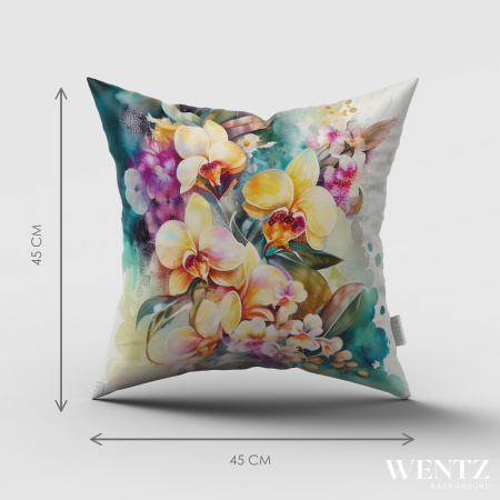 Floral Pillow Case - 45 x 45 / WA62