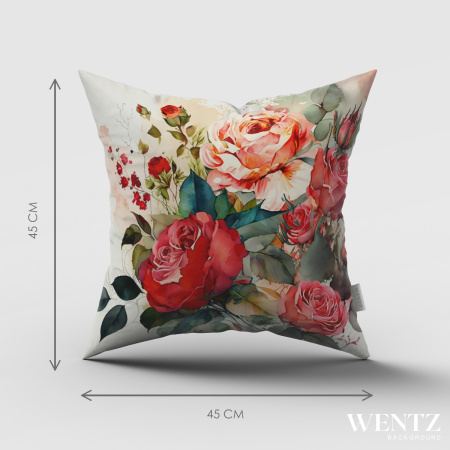 Floral Pillow Case - 45 x 45 / WA64