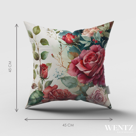 Floral Pillow Case - 45 x 45 / WA65