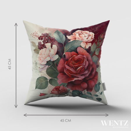 Floral Pillow Case - 45 x 45 / WA66