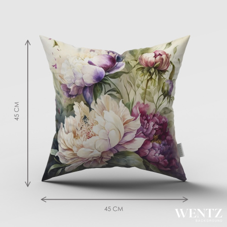 Floral Pillow Case - 45 x 45 / WA68