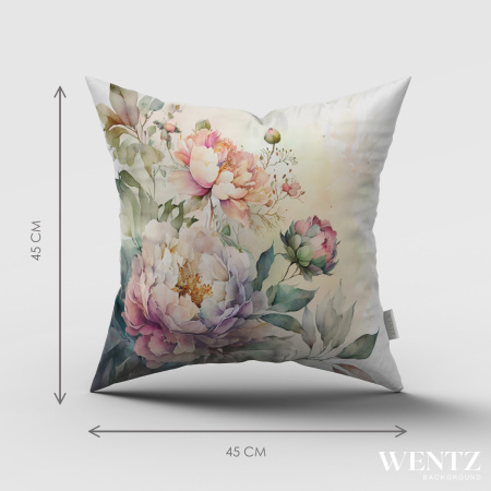 Floral Pillow Case - 45 x 45 / WA70