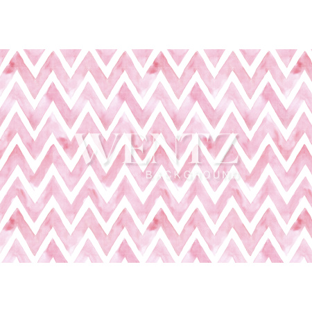 Fabric Photography Background Chevron Pink Watercolor / Backdrop 1470