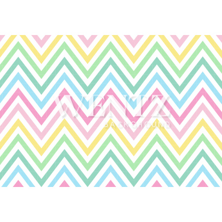 Fabric Photography Background Chevron Colorful / Backdrop 1472