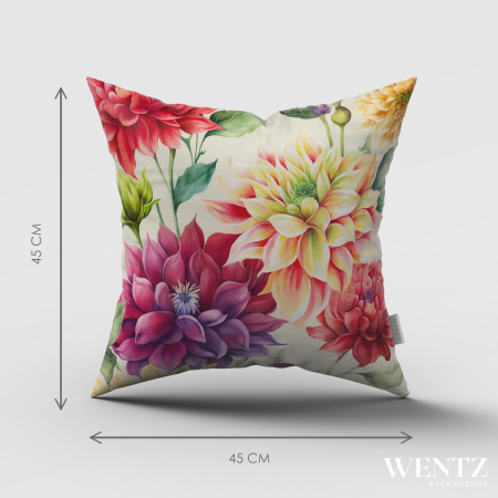 Floral Pillow Case - 45 x 45 / WA74