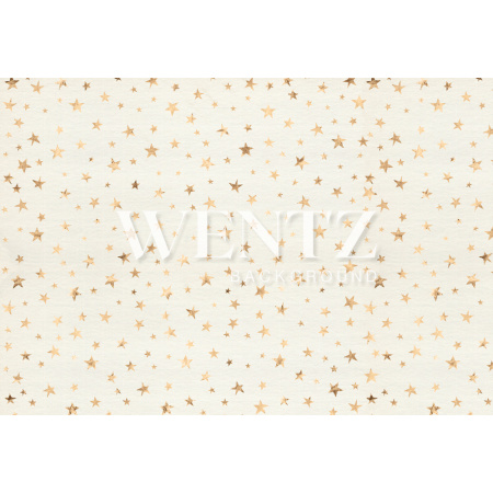 Fabric Photography Background Golden Stars With Beige / Backdrop 1632