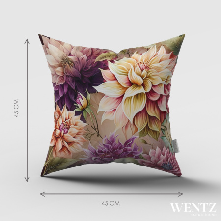 Floral Pillow Case - 45 x 45 / WA73