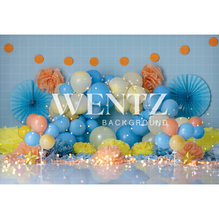 Fabric Photography Background Scenarios Colorful Balloon / Backdrop 1823