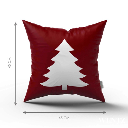 Kit 4 Pillow Cases Christmas with Pine Tree - 45 x 45 / WA04