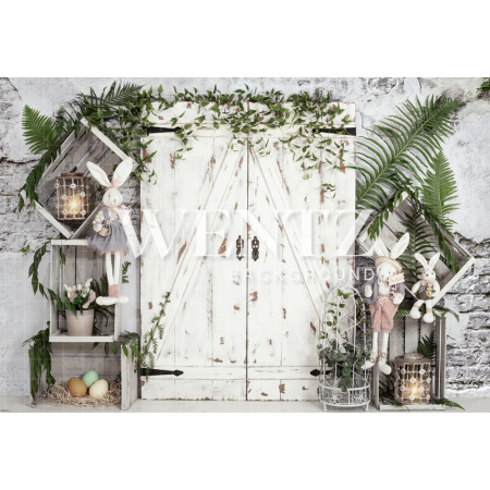 Fabric Photography Background Easter Door Newborn / Backdrop 2030