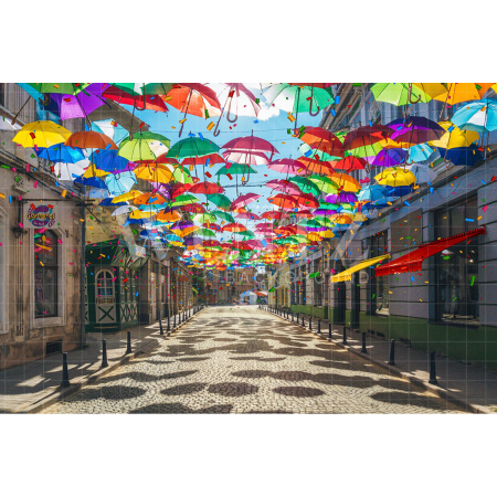 Fabric Photography Background Street Carnival / Backdrop 2575