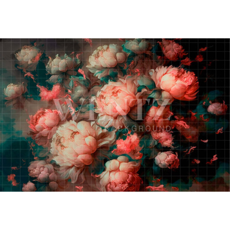 Fabric Photography Background Floral Fine Art / Backdrop 2906