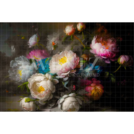 Fabric Photography Background Floral Fine Art / Backdrop 2907