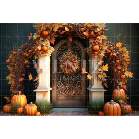 Fabric Photography Background Fall Facade / Backdrop 2919