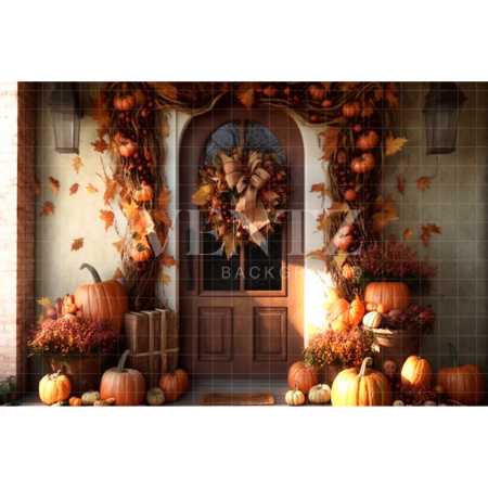 Fabric Photography Background Fall Facade / Backdrop 2926