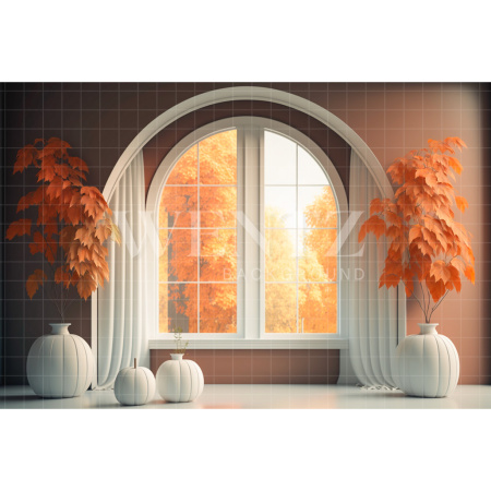 Fabric Photography Background Fall Room / Backdrop 2934