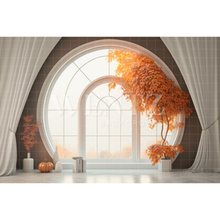 Fabric Photography Background Fall Room / Backdrop 2936