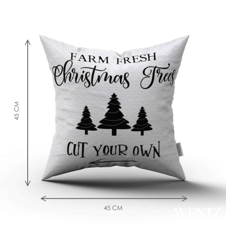 Pillow Case Christmas Farm - 45 x 45 / WA10