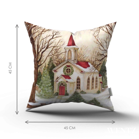 Pillow Case Watercolor Christmas - 45 x 45 / WA26