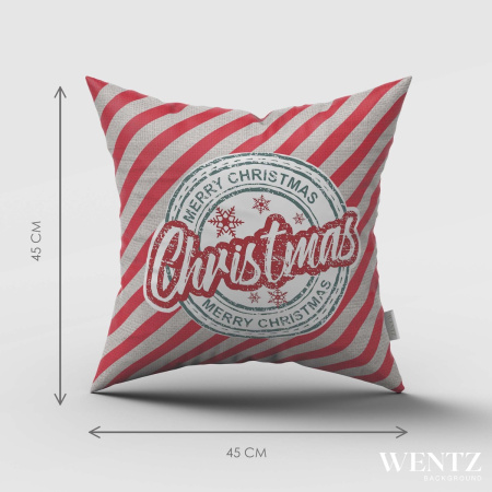 Pillow Case Christmas Striped - 45 x 45 / WA34