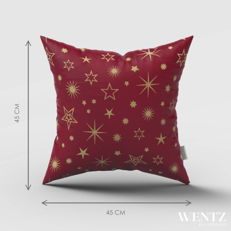 Pillow Case Christmas Stars - 45 x 45 / WA36