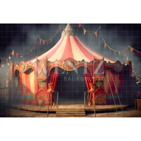 Fabric Photography Background Circus Tent / Backdrop 3046