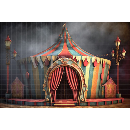 Fabric Photography Background Circus Tent / Backdrop 3051