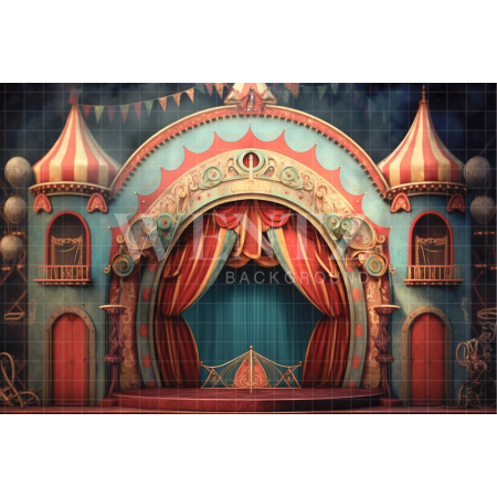 Fabric Photography Background Circus Tent / Backdrop 3056