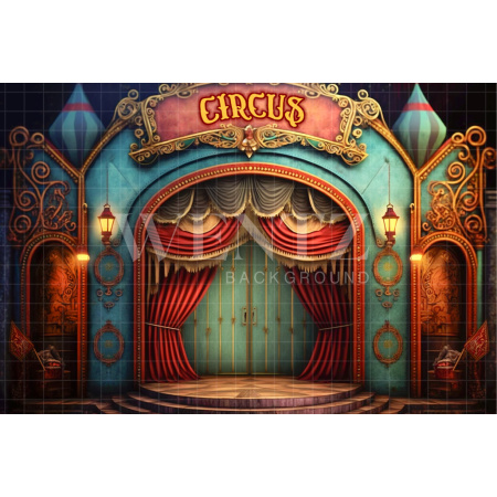 Fabric Photography Background Circus Tent / Backdrop 3057