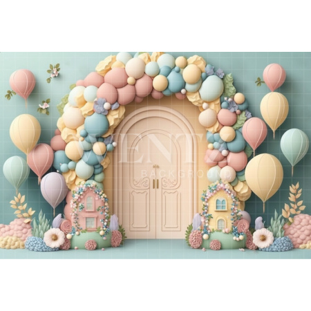 Fabric Photography Background Cake Smash Candy Color Door / Backdrop 3114