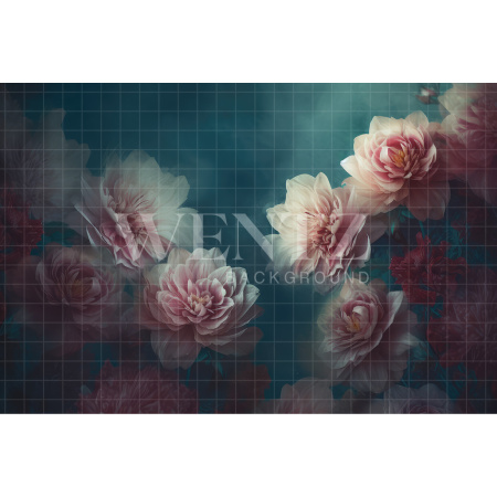 Fabric Photography Background Floral Fine Art / Backdrop 3129